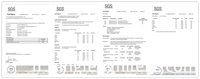 Cartouche filtrante plissée soufflée à l'état fondu de sédiments PP